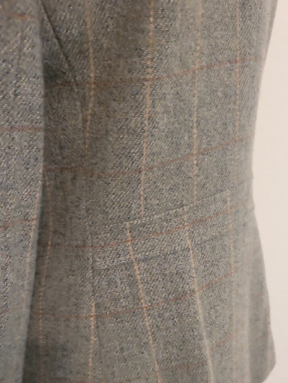 Ralph Lauren Plaid Zip-Up Wool Blazer Jacket - Picture 5 of 8